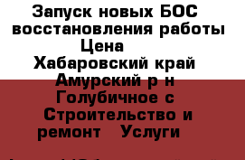  Запуск новых БОС, восстановления работы › Цена ­ 10 - Хабаровский край, Амурский р-н, Голубичное с. Строительство и ремонт » Услуги   